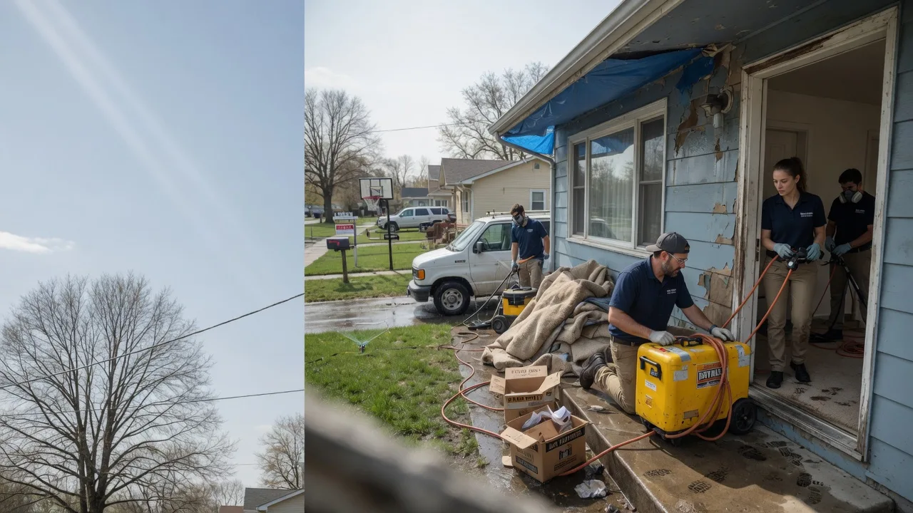 Basement Flood Cleanup in Orland, IN near me
